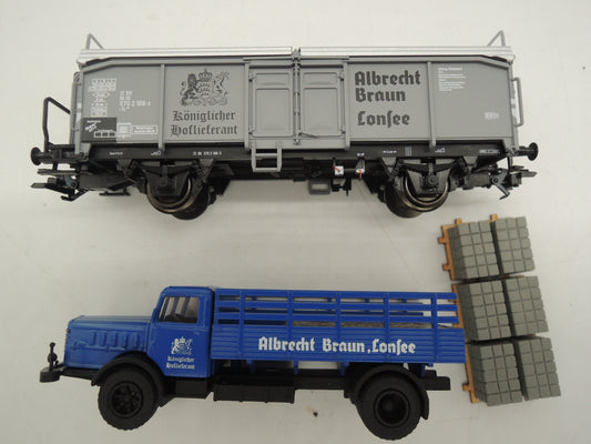 Märklin H0 - 48113/Museumwagen 2013 - Klapdekselwagen "Albrecht Braun" van de DB