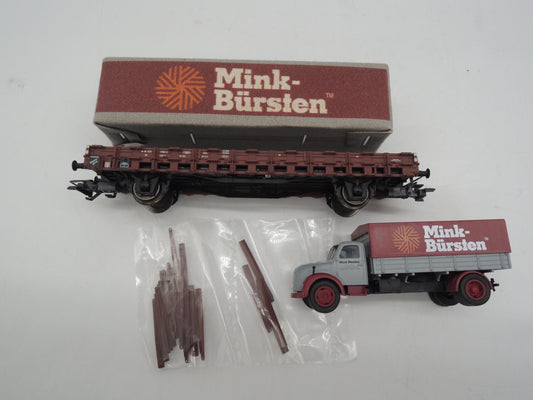 Märklin H0 - 48112/Museumwagen 2012 - Rongenwagen "Mink-Bürsten" van de DB