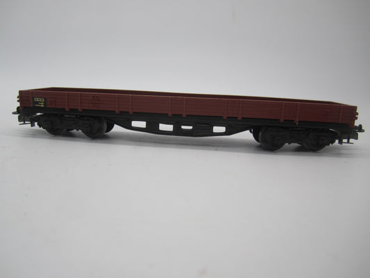 Märklin H0 - 4-assige lageboordwagen van de DB