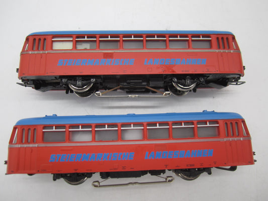 Märklin H0 - 3140 - Railbus met bijwagen "Steiermärkische Landesbahnen" - Digitaal